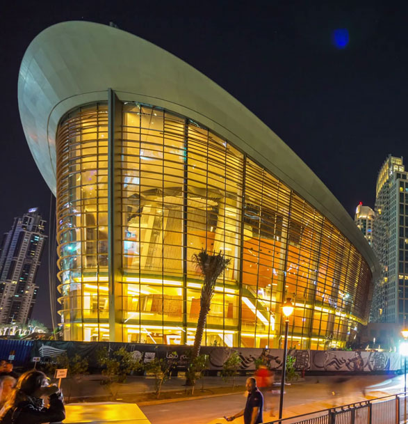 Outlook of Dubai Opera